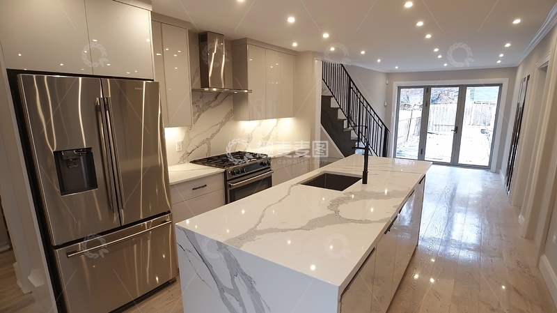 高清大图下载【趣麦麦图】现代化厨房明亮干净