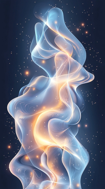 蓝色光晕高清图片