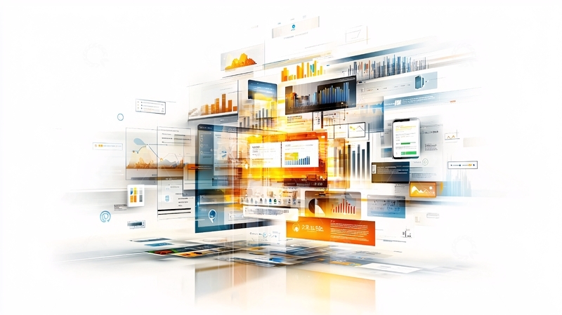 高清大图下载【趣麦麦图】科技感十足的屏幕展示