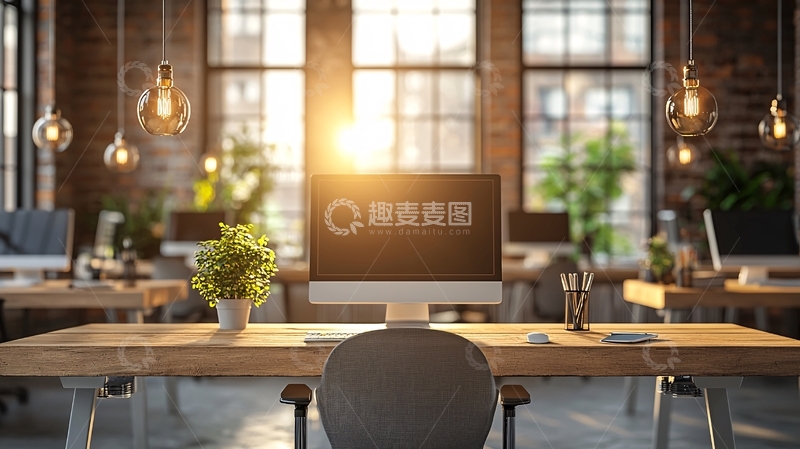 高清大图下载【趣麦麦图】开放式办公室