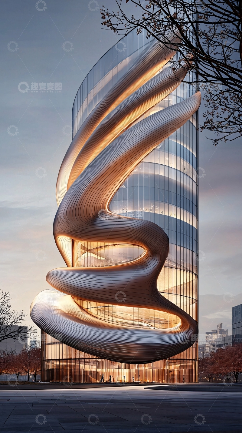 高清大图下载【趣麦麦图】未来主义建筑设计