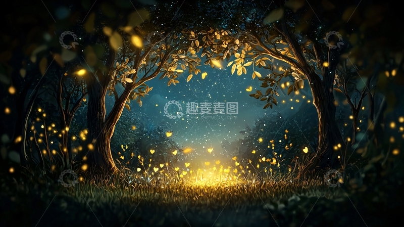 高清大图下载【趣麦麦图】魔法森林入口