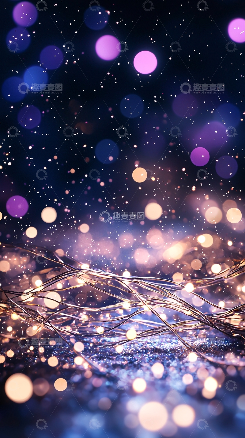 高清大图下载【趣麦麦图】梦幻星空背景光晕