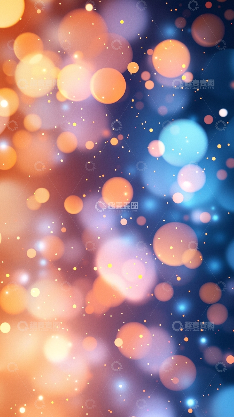 高清大图下载【趣麦麦图】梦幻光斑背景