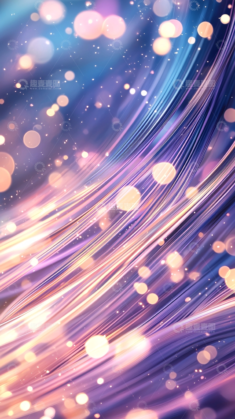 高清大图下载【趣麦麦图】抽象光线背景