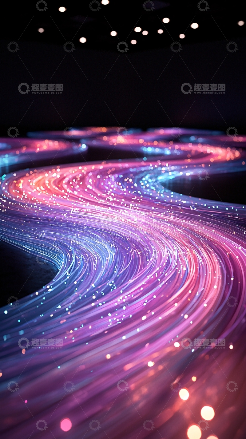 高清大图下载【趣麦麦图】光纤之路高清图片