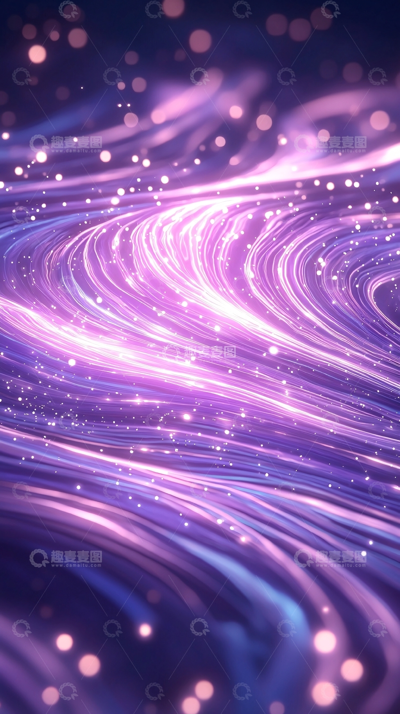 高清大图下载【趣麦麦图】紫色光束高清图片