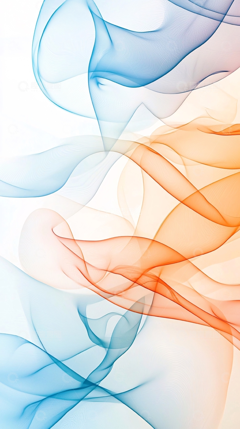 高清大图下载【趣麦麦图】抽象水彩烟雾背景