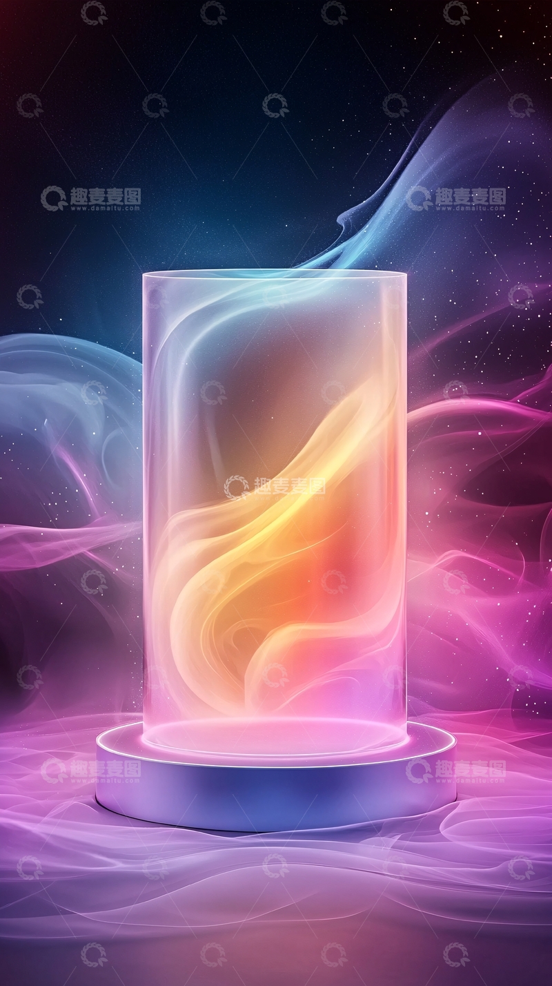 高清大图下载【趣麦麦图】抽象彩色光线