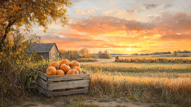 高清大图下载【趣麦麦图】秋日田园风光83