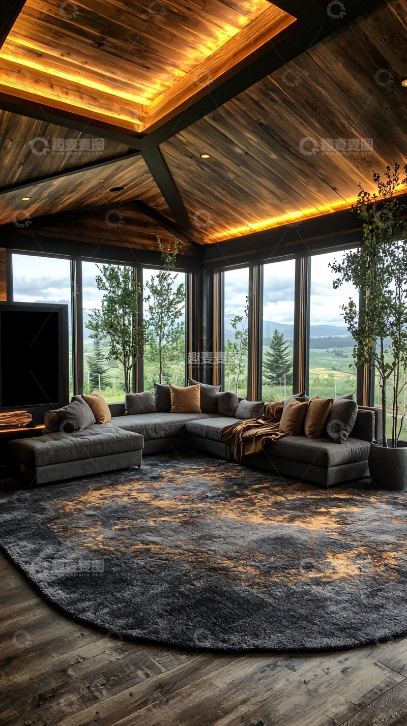 高清大图下载【趣麦麦图】奢华客厅高清图片