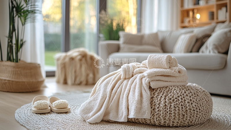 高清大图下载【趣麦麦图】舒适现代客厅一角