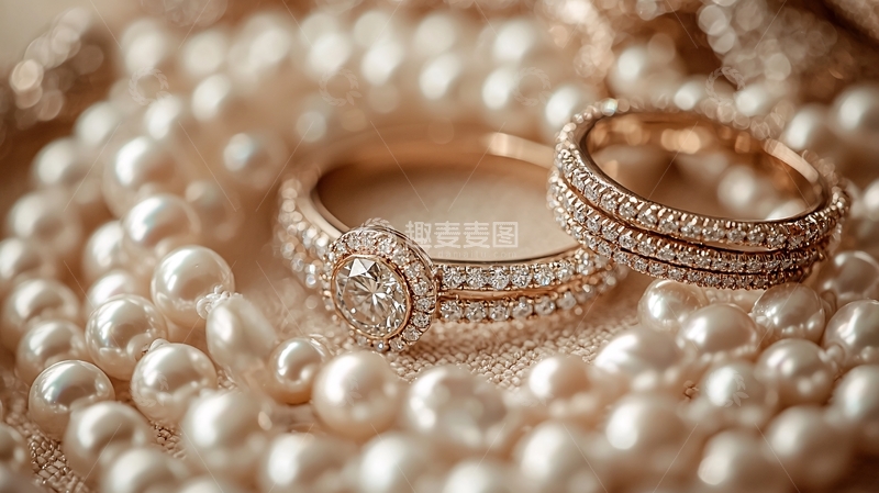 高清大图下载【趣麦麦图】精美珠宝首饰与珍珠