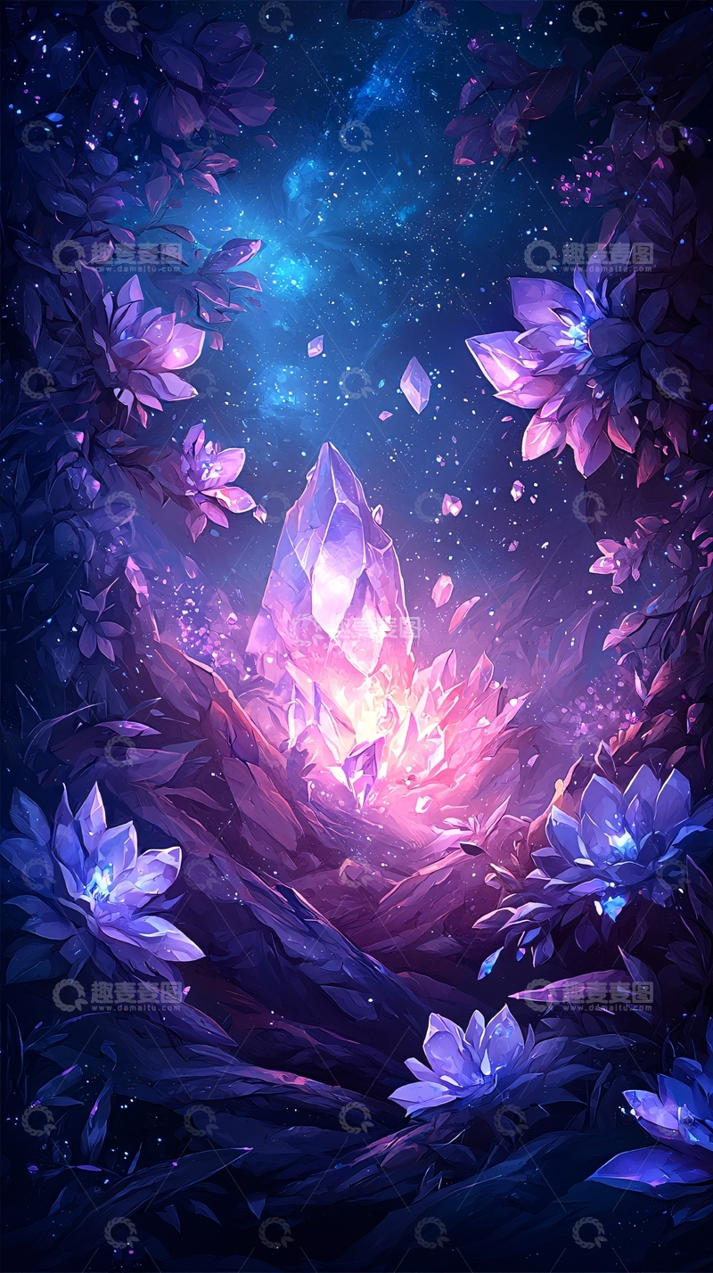高清大图下载【趣麦麦图】梦幻水晶高清图片