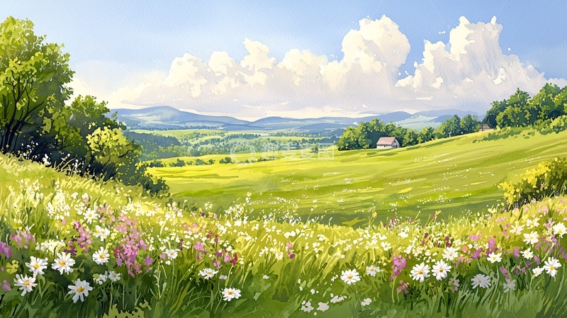 风景如画的田园风光