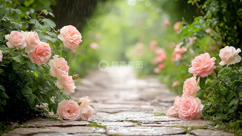 高清大图下载【趣麦麦图】花径通幽高清图片