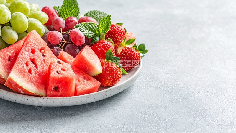 高清大图下载【趣麦麦图】水果拼盘静物特写