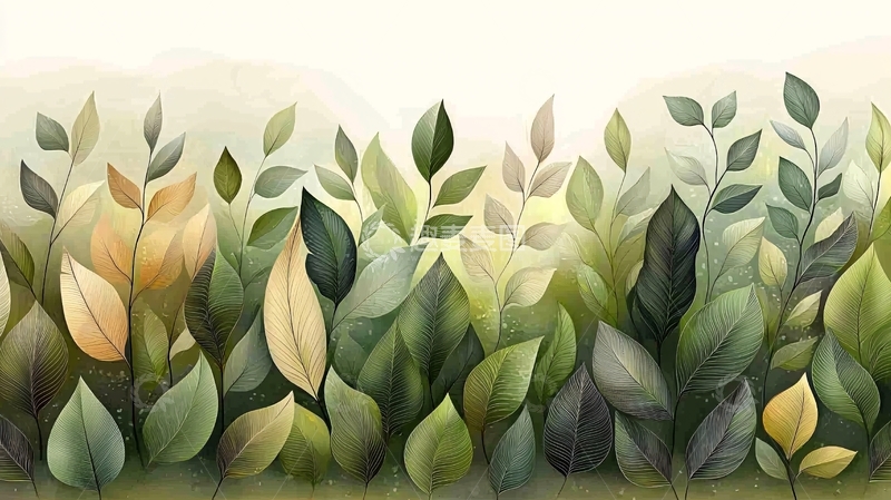 高清大图下载【趣麦麦图】茂盛的绿植叶子