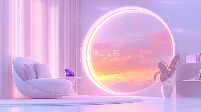 高清大图下载【趣麦麦图】粉色梦幻房间