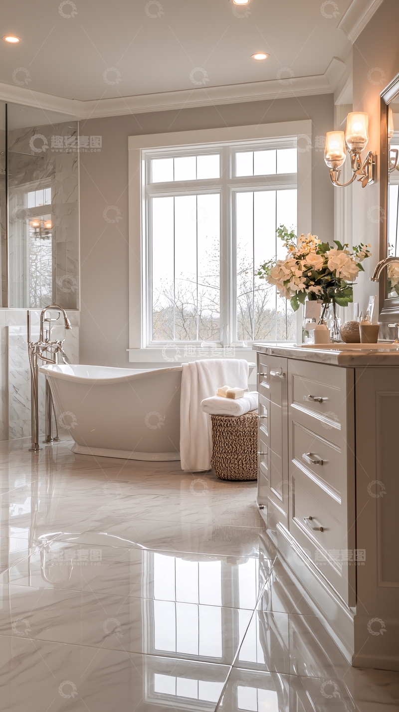 高清大图下载【趣麦麦图】豪华浴室高清图片