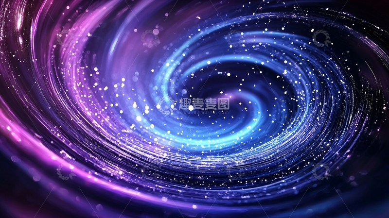 高清大图下载【趣麦麦图】星云漩涡高清图片