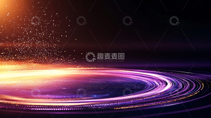 高清大图下载【趣麦麦图】光线汇聚形成的旋涡