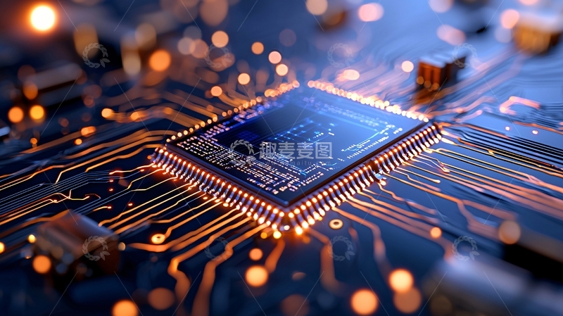 高清大图下载【趣麦麦图】电路板芯片特写