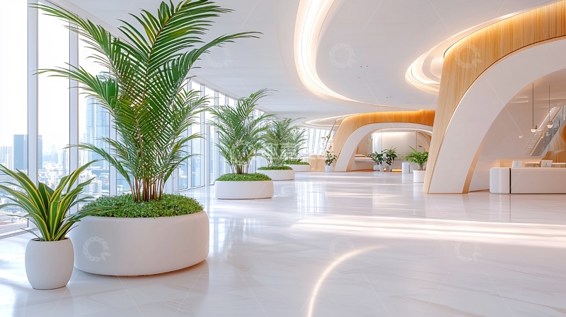 高清大图下载【趣麦麦图】现代风格室内绿植