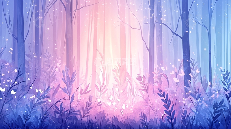 高清大图下载【趣麦麦图】梦幻森林高清图片