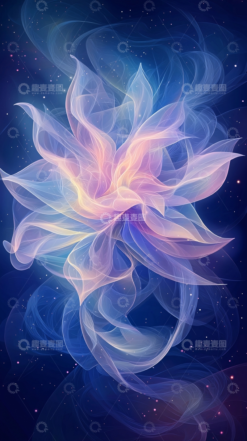 高清大图下载【趣麦麦图】朦胧花朵高清图片