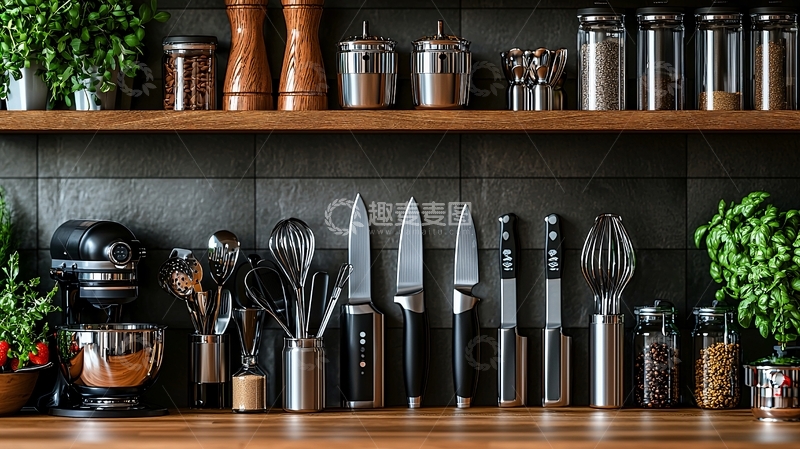 高清大图下载【趣麦麦图】厨房用具静物特写