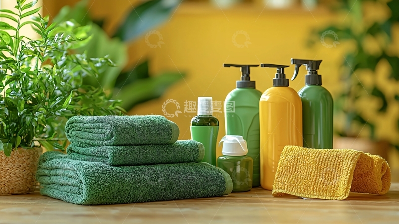 高清大图下载【趣麦麦图】家居浴室用品静物摆拍
