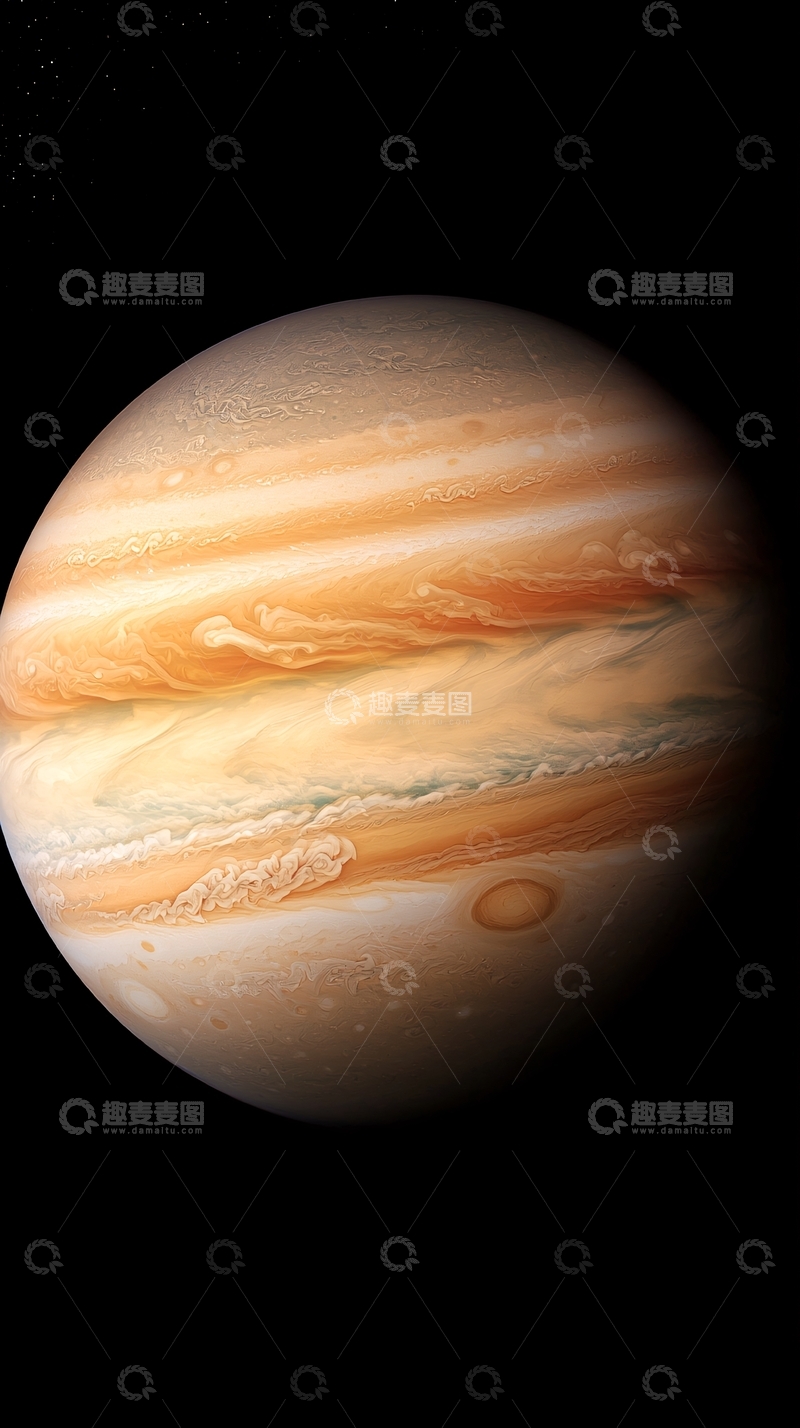 高清大图下载【趣麦麦图】木星大气层高清图片
