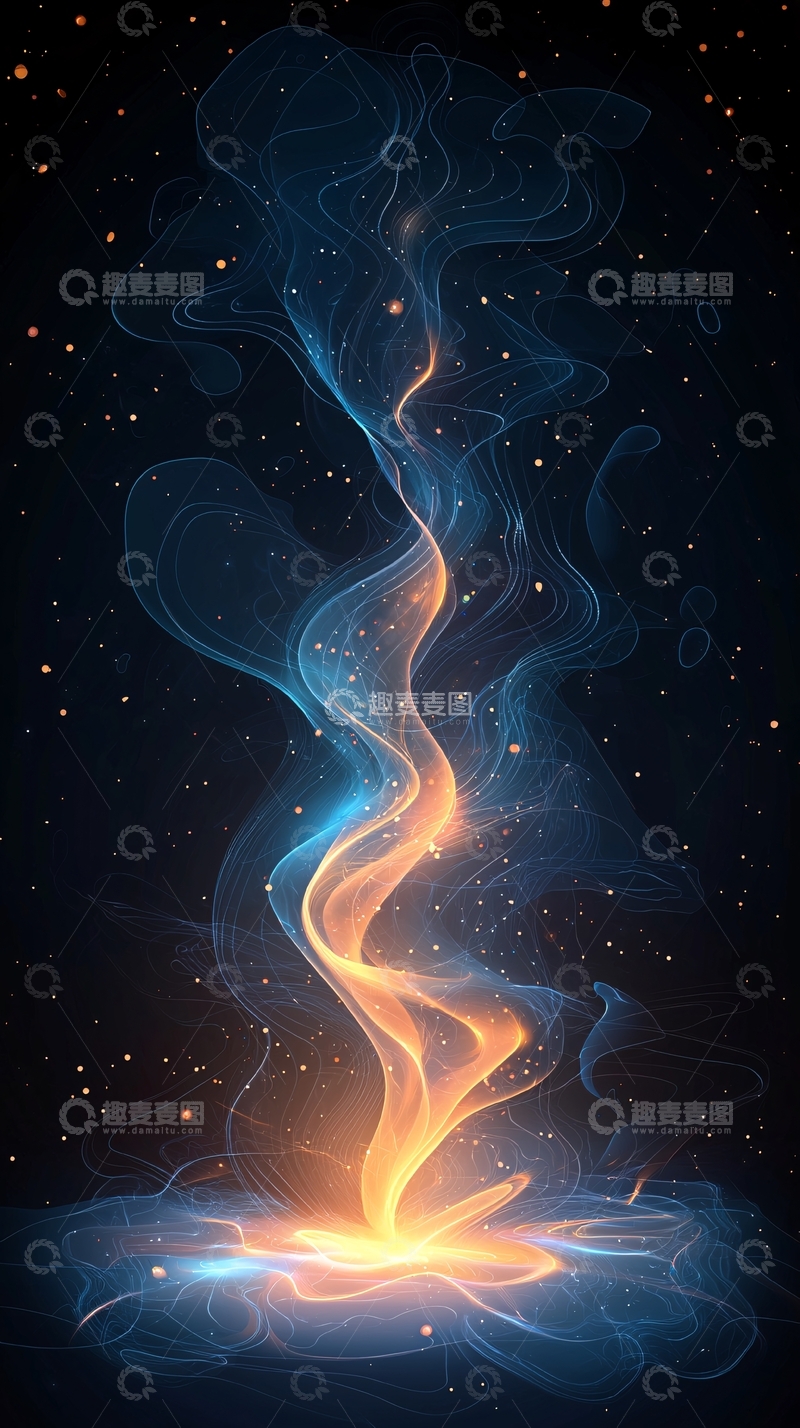 高清大图下载【趣麦麦图】梦幻星空背景