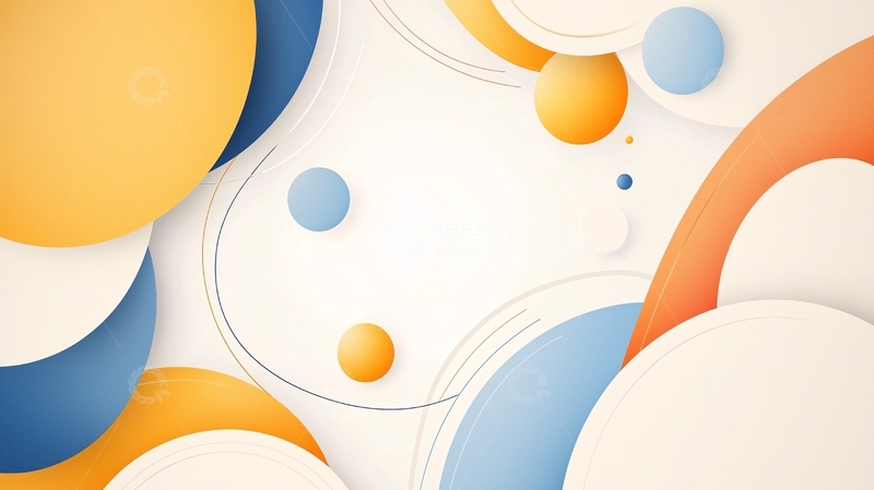 高清大图下载【趣麦麦图】圆形渐变背景