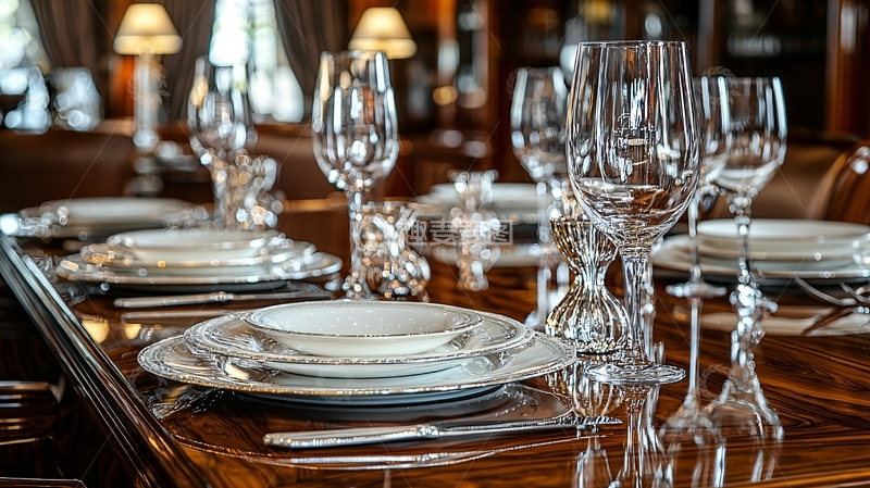 高清大图下载【趣麦麦图】精致餐具摆放