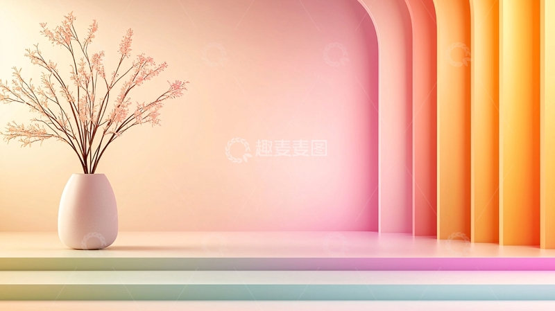 高清大图下载【趣麦麦图】柔和色彩背景