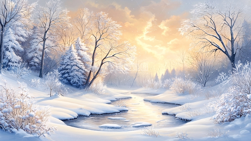 高清大图下载【趣麦麦图】冬日雪景高清图片