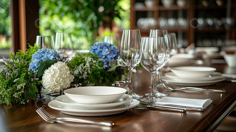 高清大图下载【趣麦麦图】精致的餐桌摆设