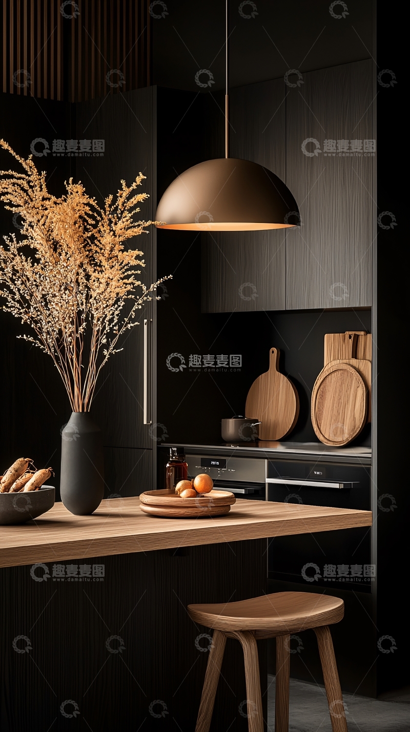 高清大图下载【趣麦麦图】现代风格厨房一角