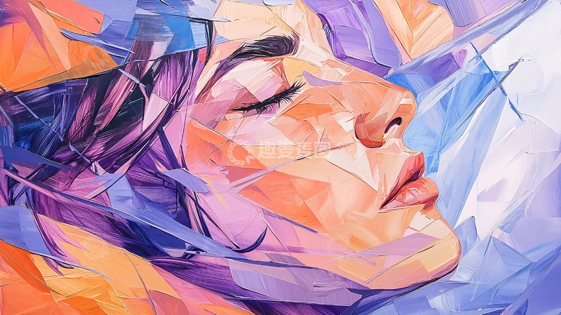 高清大图下载【趣麦麦图】抽象女性面部艺术