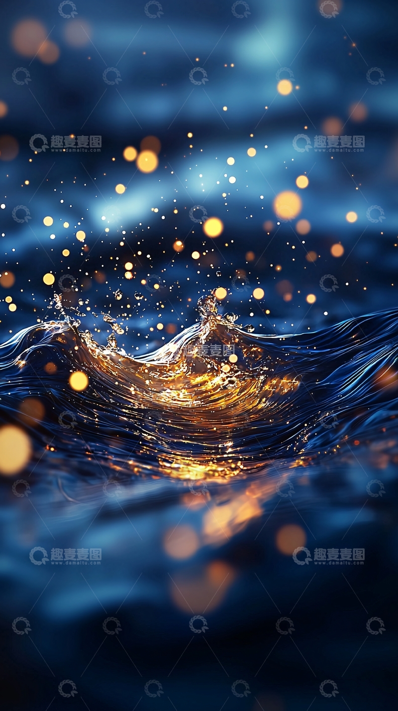 高清大图下载【趣麦麦图】水面波光粼粼