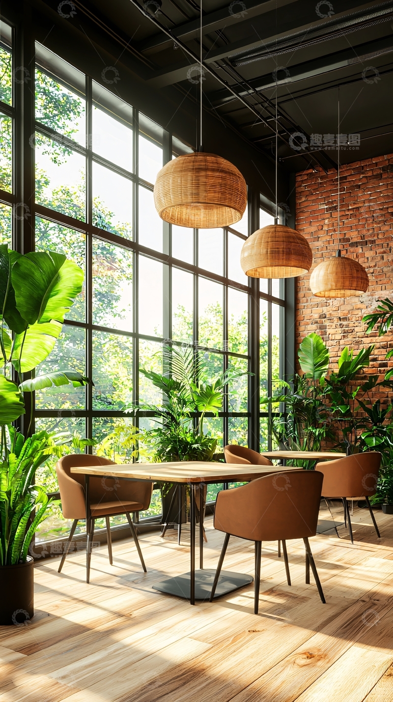 高清大图下载【趣麦麦图】明亮通风的餐厅
