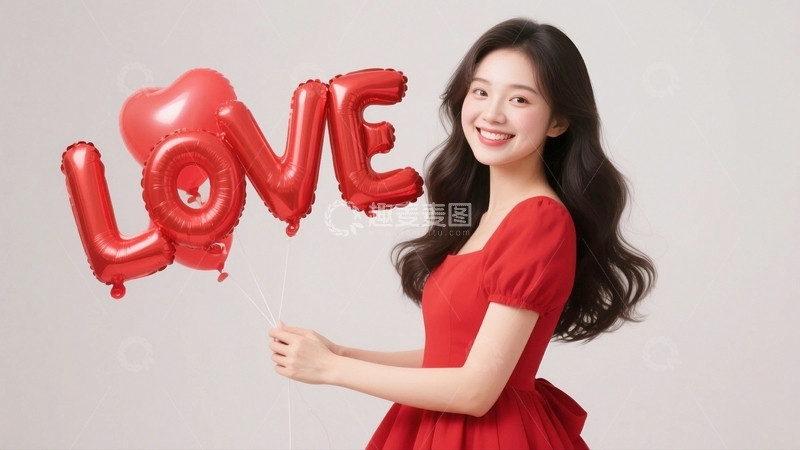 高清大图下载【趣麦麦图】情人节人物素材1