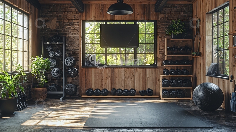 家庭健身房高清图片