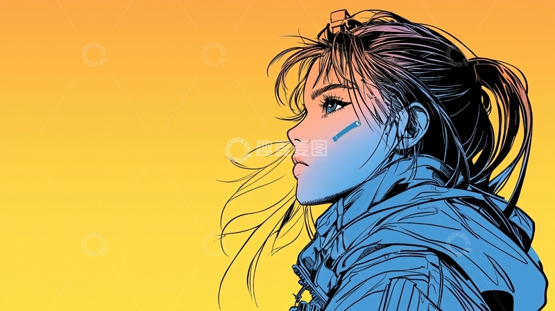 高清大图下载【趣麦麦图】眺望远方高清图片