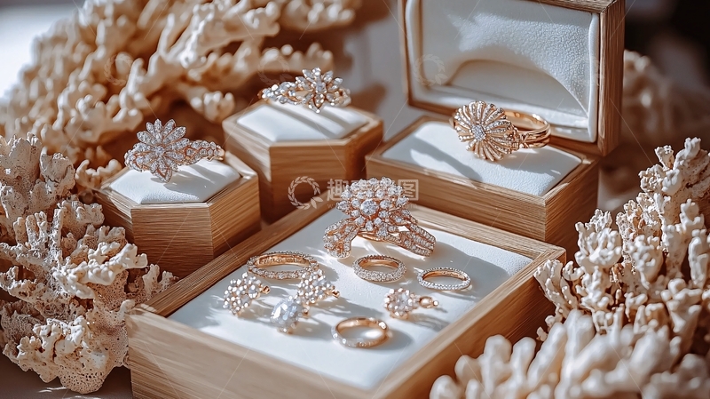 高清大图下载【趣麦麦图】精致珠宝首饰陈列