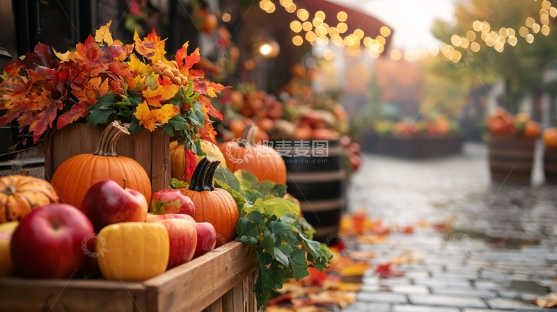 高清大图下载【趣麦麦图】秋日丰收高清图片