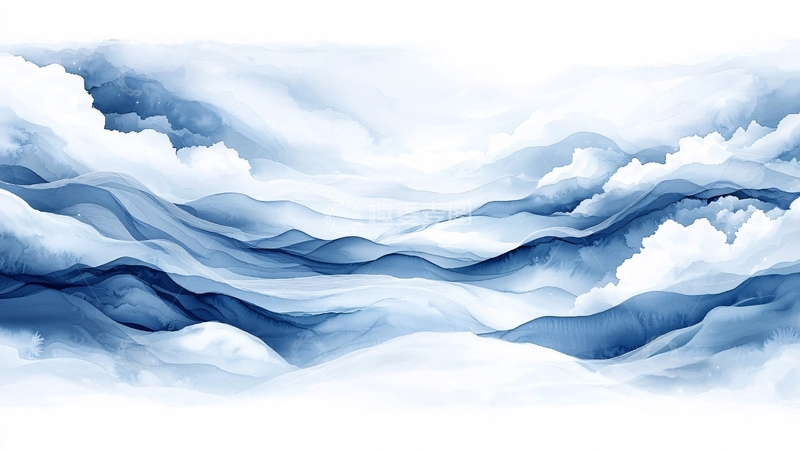 高清大图下载【趣麦麦图】水墨风云雾缭绕