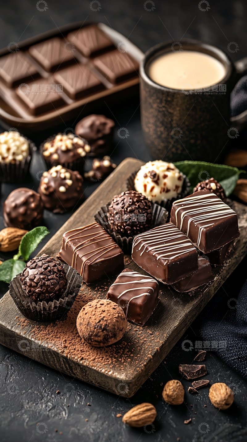 高清大图下载【趣麦麦图】巧克力甜点集合